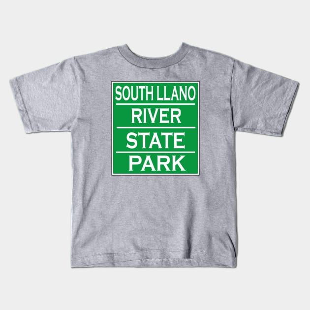 SOUTH LLANO RIVER STATE PARK Kids T-Shirt by Cult Classics